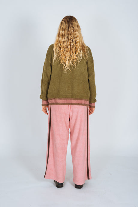 Khaki Knit Jumper - Atmosea