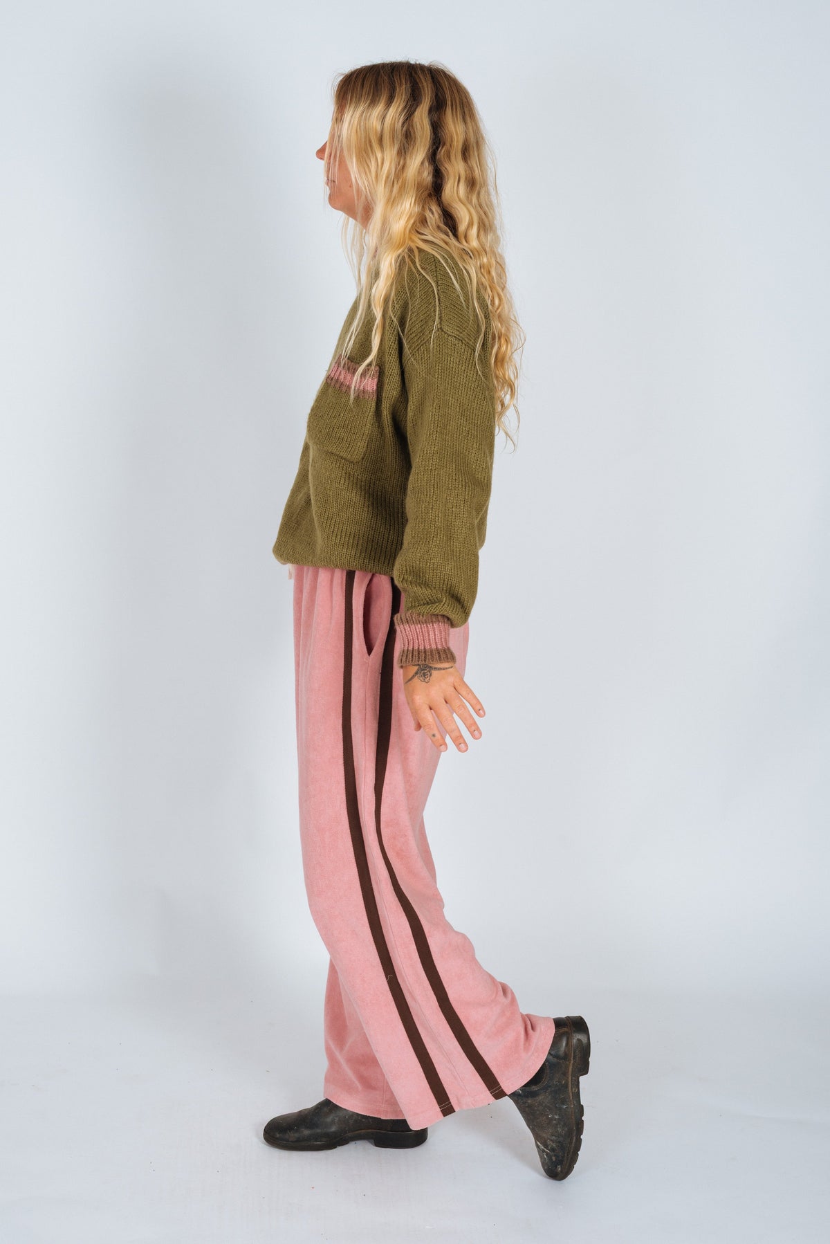 Khaki Knit Jumper - Atmosea
