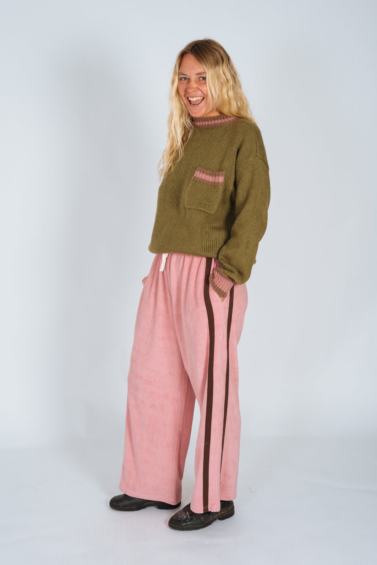 Khaki Knit Jumper - Atmosea