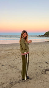 Khaki Knit Jumper - Atmosea