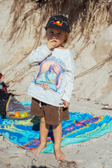 KIDS 'Saline Shrine' By Angie Samblotte x Atmosea - Artist Oversized Longsleeve Tee - Atmosea