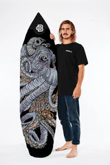 Kraken shortboard cover in 14oz recycled canvas by Boardsox