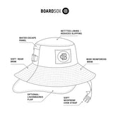 Lara - Blue Boardsox Surf Hat + Hard Shell Insert - BOARDSOX®Hat