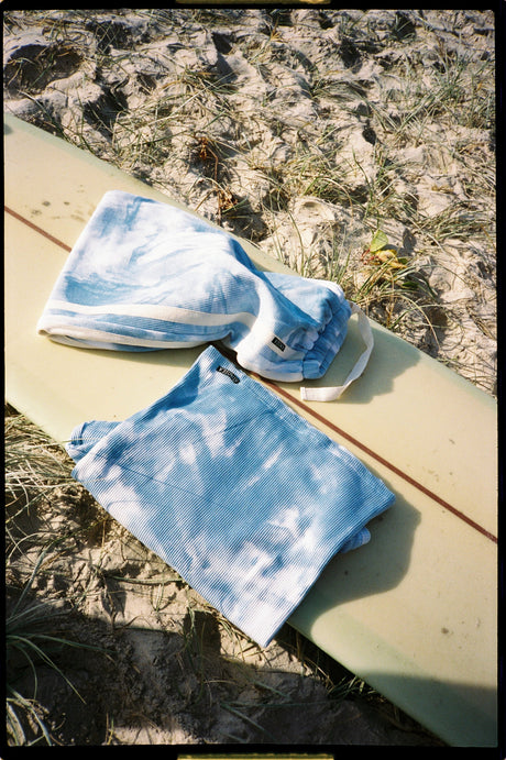 Lounge Long Sleeve Tee in Cloud Tie Dye - Atmosea