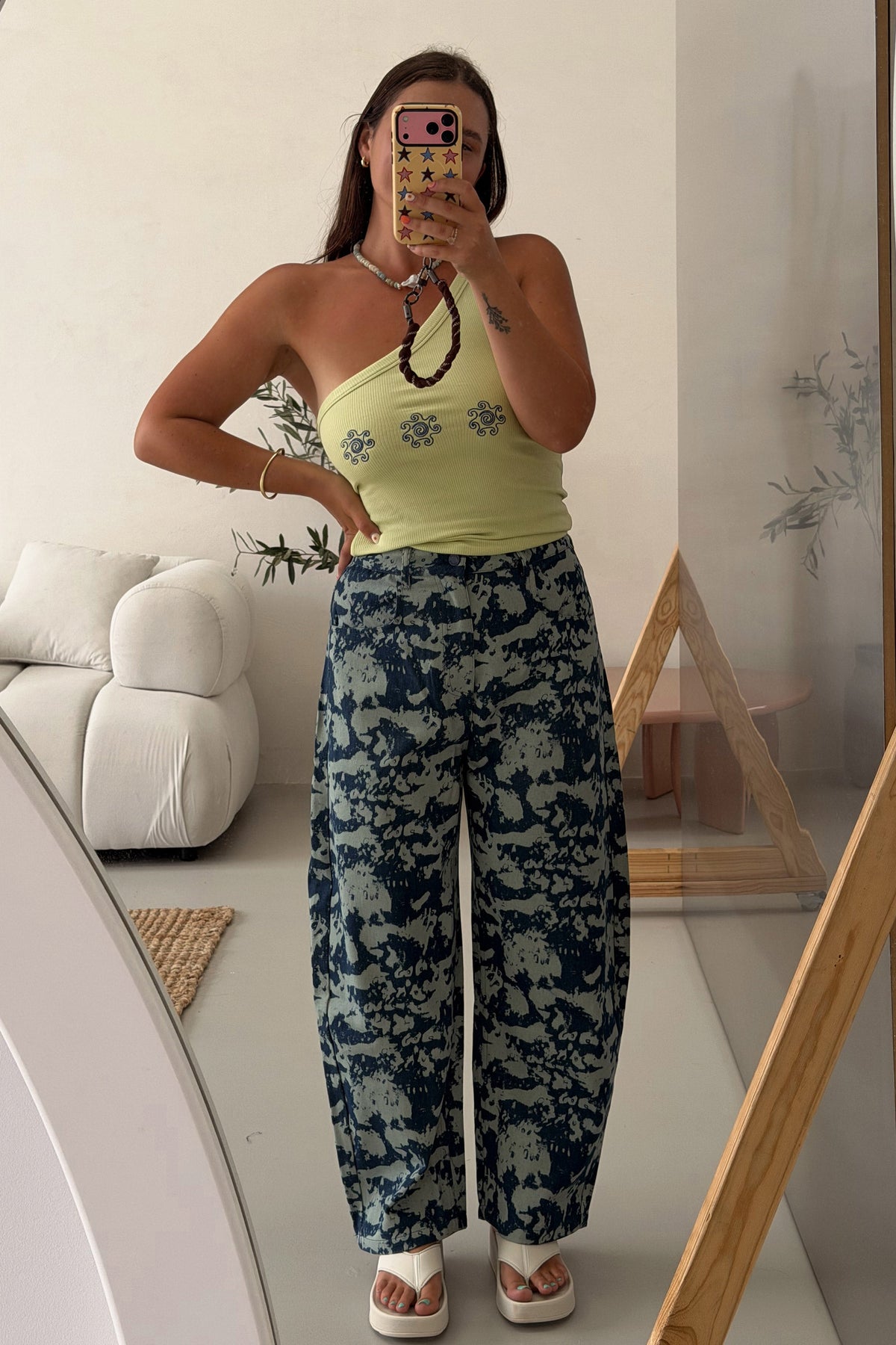 Lounge Barrel Jeans - Ocean Wash