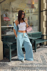 In The Blue Pants - Ocean Stripe