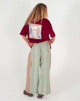 Patchwork Pant in Holiday Stripe - Atmosea