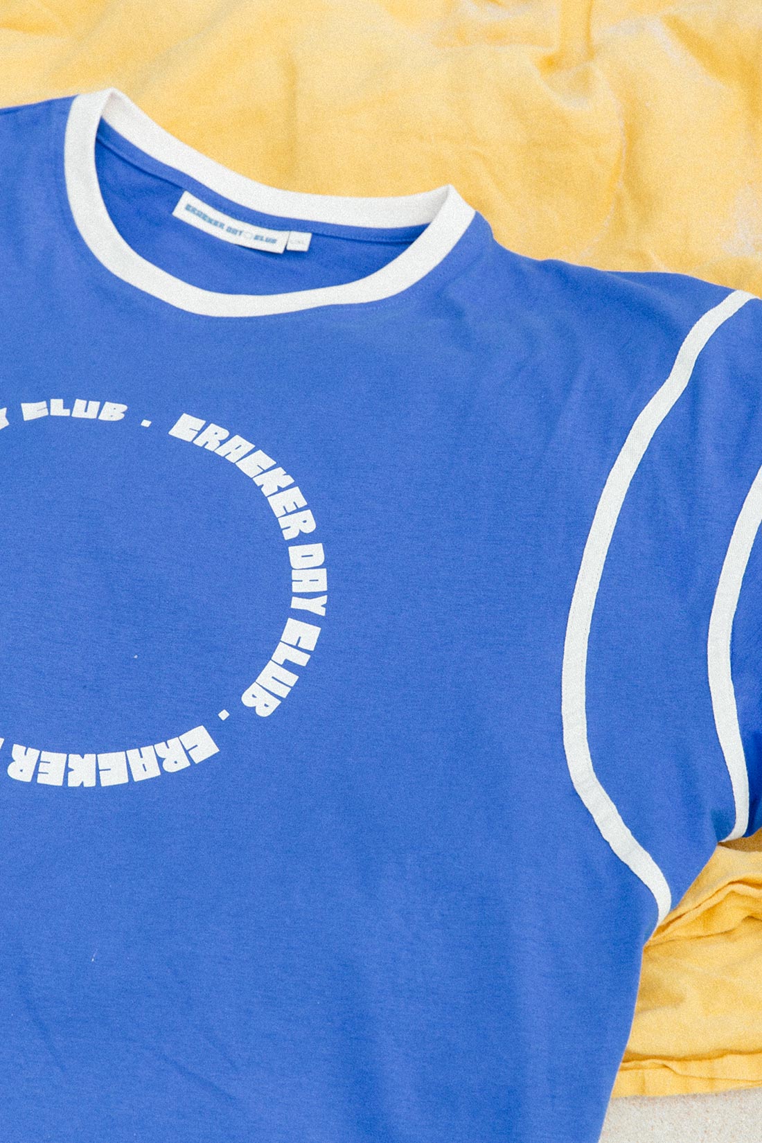 Racer Club Tee by cracker day club in blue