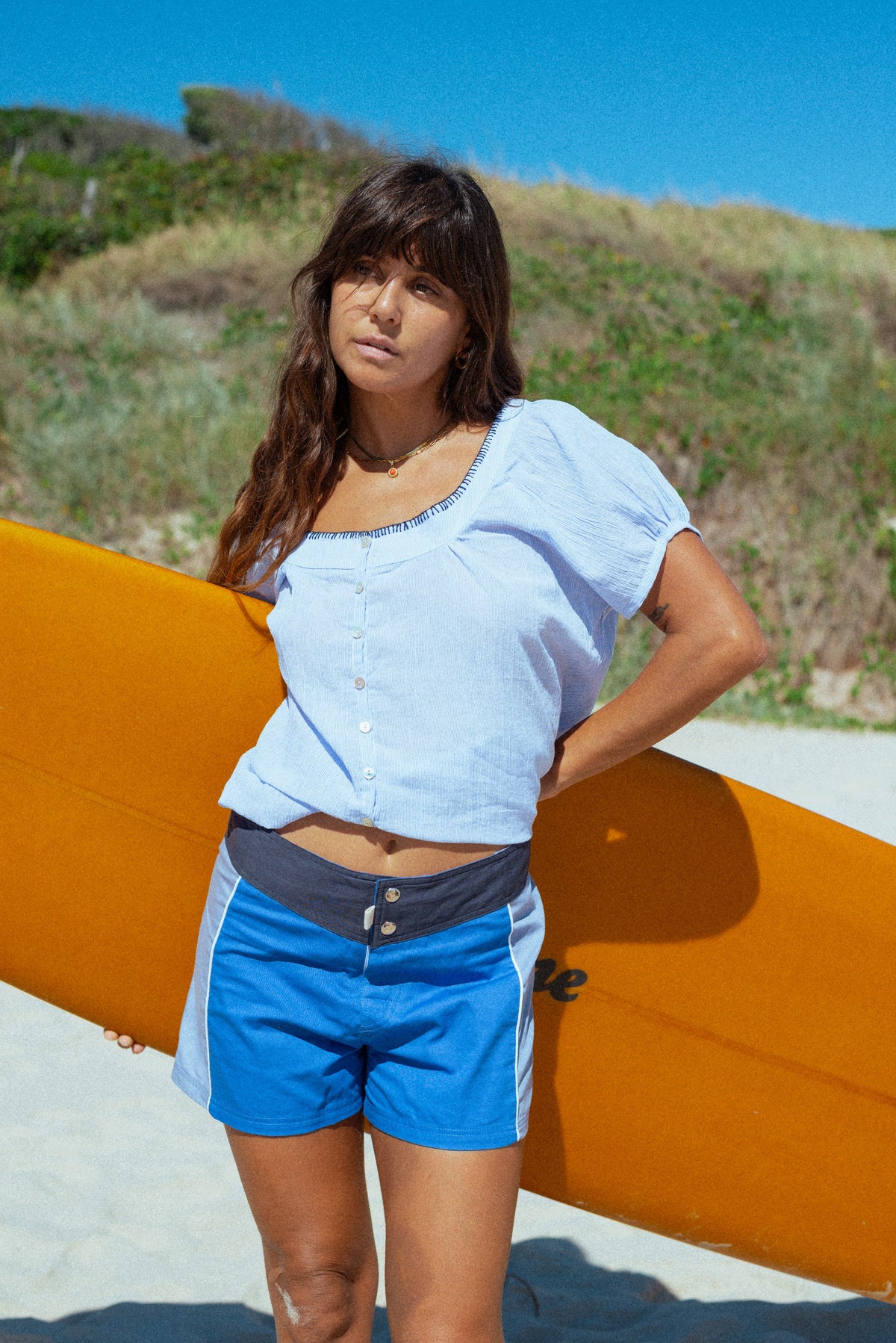 RORY BUTTON UP BLOUSE - Atmosea