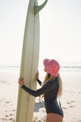 Holiday Floral Surf Hat UPF50+