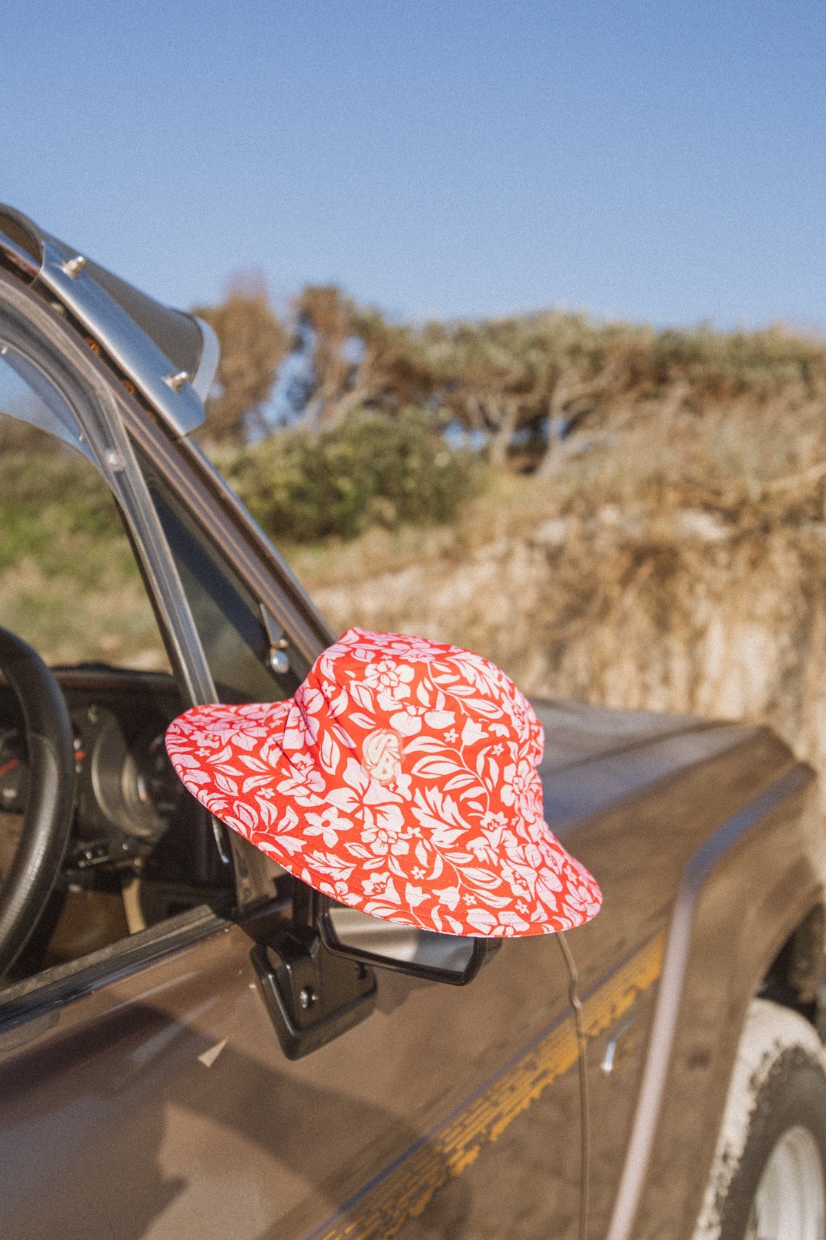 Holiday Floral Surf Hat UPF50+