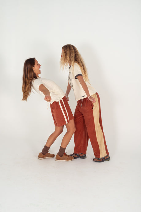 Terry Towelling Shorts Rust - Atmosea