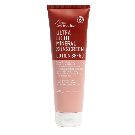 Ultra Light Mineral Sunscreen Lotion SPF50 - We Are Feel Good Inc.