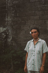 Unisex Shirt in Holiday Stripe - Atmosea