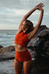 2mm Women's Wetsuit Top | Sleeveless | Chili Red